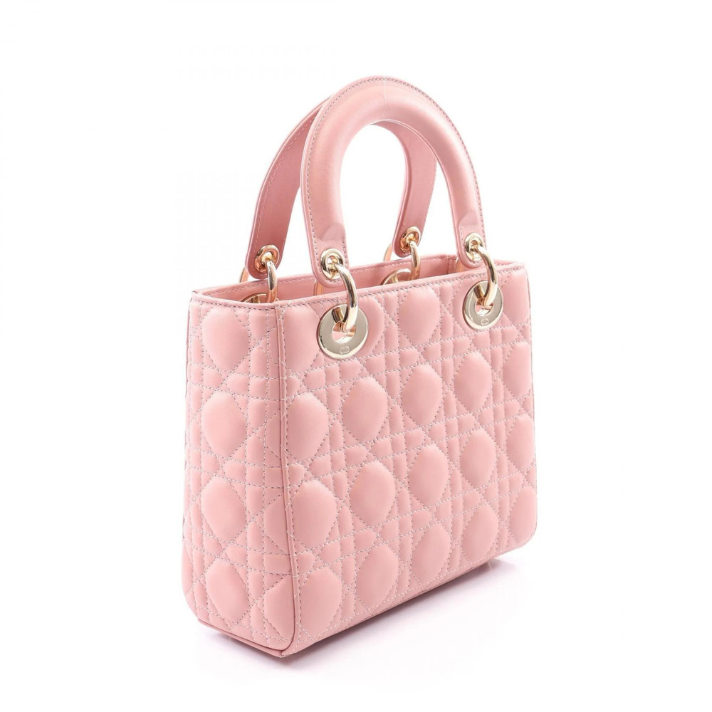 Christian Dior Dior LADY DIOR MY ABCDIOR Cannage 2-Way Handbag, Leather, Wome... - Picture 2 of 8